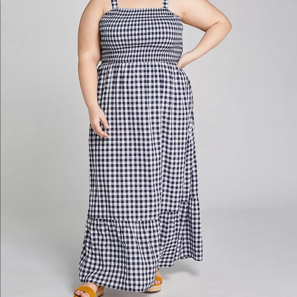 Lane Bryant gingham dress NWT!
